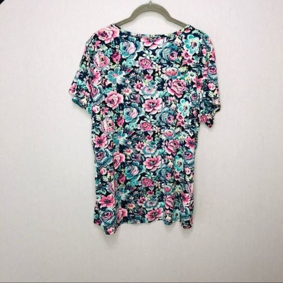 Vera Bradley Cadence Floral-Print Sleep T-Shirt - Picture 4 of 6